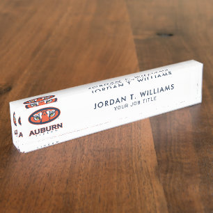 Porte-nom Pour Bureau Université d'Auburn Auburn Tigers