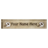 Porte-nom Pour Bureau Université de Beringia (Devant)