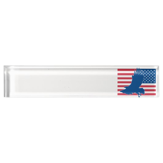 PORTE-NOM POUR BUREAU US (Devant)