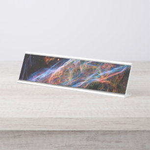 Porte-nom Pour Bureau Veil Nebula Supernova Reste Télescope Hubble