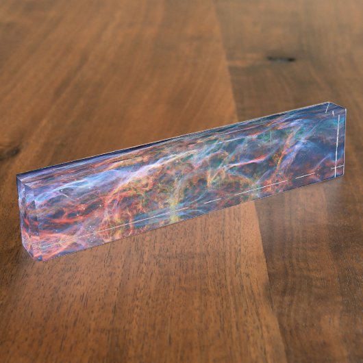 Porte-nom Pour Bureau Veil Nebula Supernova Reste Télescope Hubble (Taille)