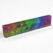 Porte-nom Pour Bureau Verre de fierté