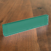 Porte-nom Pour Bureau Vert bouteille (couleur solide) (Taille)