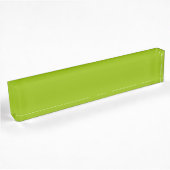 Porte-nom Pour Bureau Vert pomme (couleur solide)