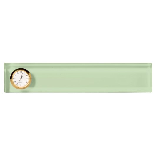 Porte-nom Pour Bureau Vert sage (Devant)