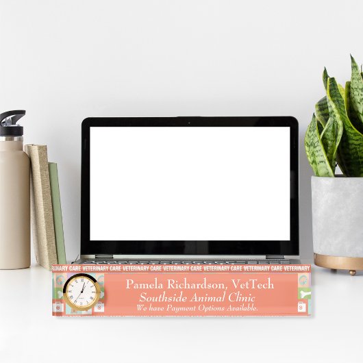 Porte-nom Pour Bureau Vétérinaire professionnel ・ sur mesure