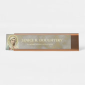 Porte-nom Pour Bureau Vierge Marie douleureux impeccable personnalisé (Devant)