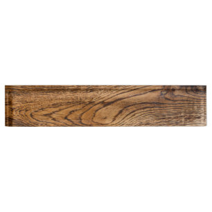 Porte-nom Pour Bureau Vieux regard du bois de grain