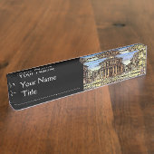 Porte-nom Pour Bureau VILLE IDÉALE, Architecture Renaissance (Taille)