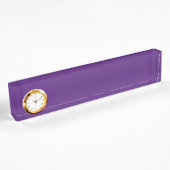 Porte-nom Pour Bureau Violet foncé