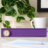 Porte-nom Pour Bureau Violet foncé