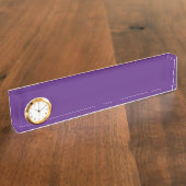 Porte-nom Pour Bureau Violet foncé (Taille)