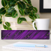 Porte-nom Pour Bureau violet, motif moderne