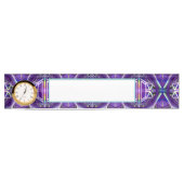 Porte-nom Pour Bureau Violet W3 (Devant)