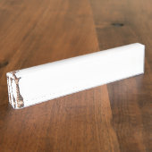 Porte-nom Pour Bureau Visage mignon de girafe (Taille)