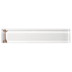 Porte-nom Pour Bureau Visage mignon de girafe