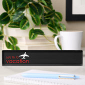 Porte-nom Pour Bureau Vols en vacances