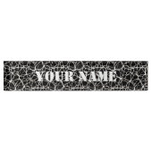 Porte-nom Pour Bureau White Web Texture + votre bachgr. & idées (Devant)