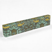 Porte-nom Pour Bureau William Morris Peacock Dragon Fond d'écran