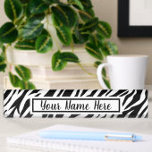 Porte-nom Pour Bureau Zebra Stripes