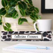 Porte-nom Pour Bureau Zones léopards
