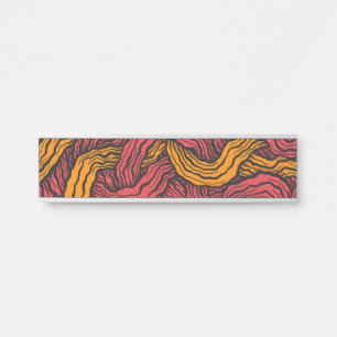 PORTE-NOM POUR PORTE 