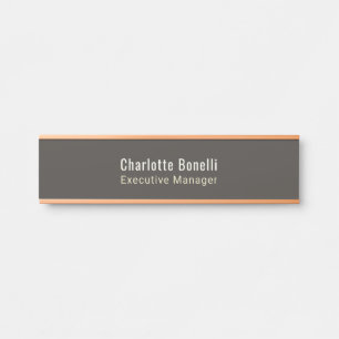 PORTE-NOM POUR PORTE