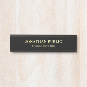PORTE-NOM POUR PORTE 