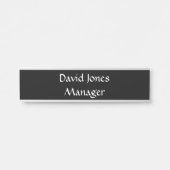 Porte-nom pour porte (Devant)