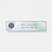 Porte-nom Pour Porte Ajouter Logo Holographic Executive Manager (Devant)