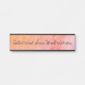 Porte-nom Pour Porte Aquarelle (Devant)