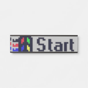 Porte-nom Pour Porte Bouton Début
