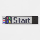 Porte-nom Pour Porte Bouton Début (Devant)