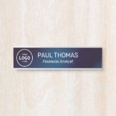 Porte-nom Pour Porte Bureau professionnel simple moderne (Devant)