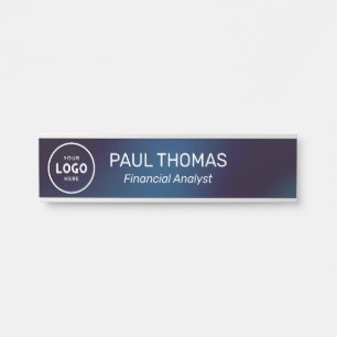 Porte-nom Pour Porte Bureau professionnel simple moderne