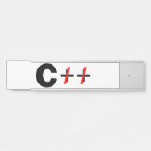 Porte-nom Pour Porte C, pas C++ (Devant)