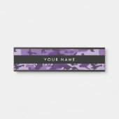 Porte-nom Pour Porte Camouflage Violet, Camouflage, Militaire, Armée (Devant)