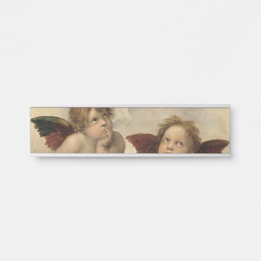 Porte-nom Pour Porte Chérubins Anges Raphaël (Devant)