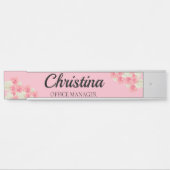 Porte-nom Pour Porte Chic Glam Floral (Devant)
