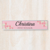 Porte-nom Pour Porte Chic Glam Floral (Devant)