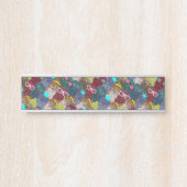 Porte-nom Pour Porte Chouette dans la couronne (Devant)