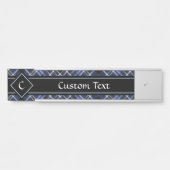 Porte-nom Pour Porte Clan Clark Tartan (Devant)