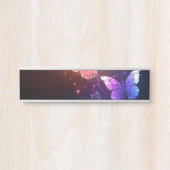 Porte-nom Pour Porte Clowing Night Butterflies (Devant)