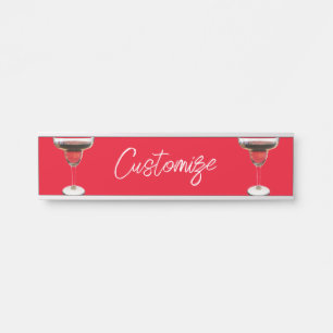 Porte-nom Pour Porte Cocktail Big Red Margarita Boire Thunder_Cove