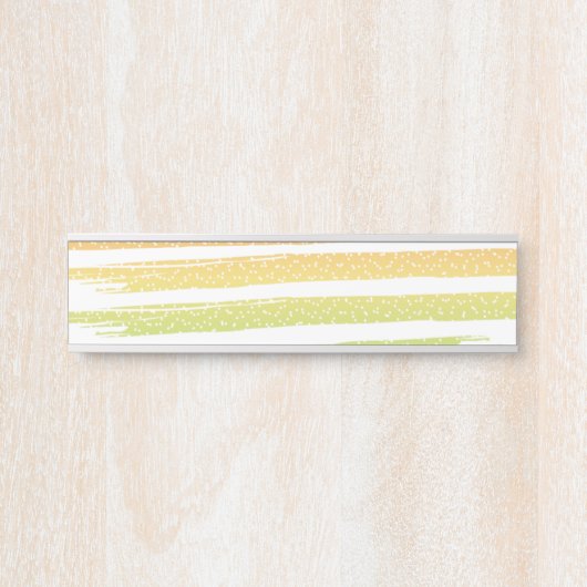 Porte-nom Pour Porte conception avec arrière - plan (Devant)