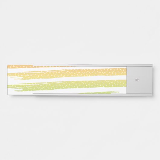 Porte-nom Pour Porte conception avec arrière - plan (Devant)