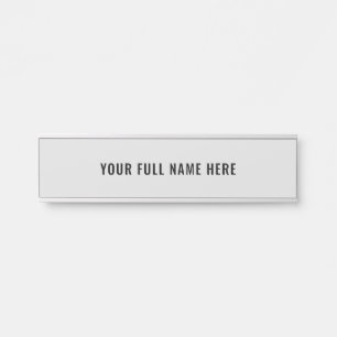 Porte-nom Pour Porte Concevez votre propre nom personnalisé Porte Signe