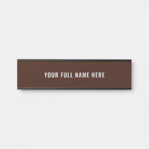 Porte-nom Pour Porte Concevez votre propre nom Porte Signer Polices Cou