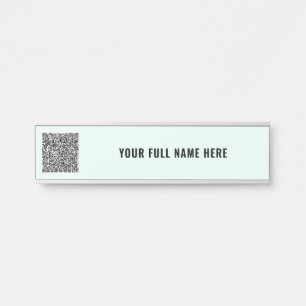 Porte-nom Pour Porte Concevez votre propre QR Code Nom Porte Signer Exe