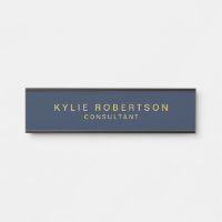 Couleurs d'or bleu professionnel tendance moderne